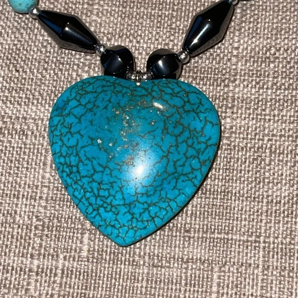 Turquoise Woman Necklace Vintage
